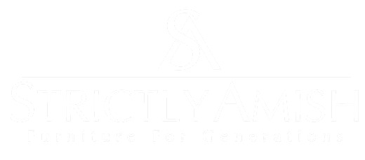 strictly amish logo white