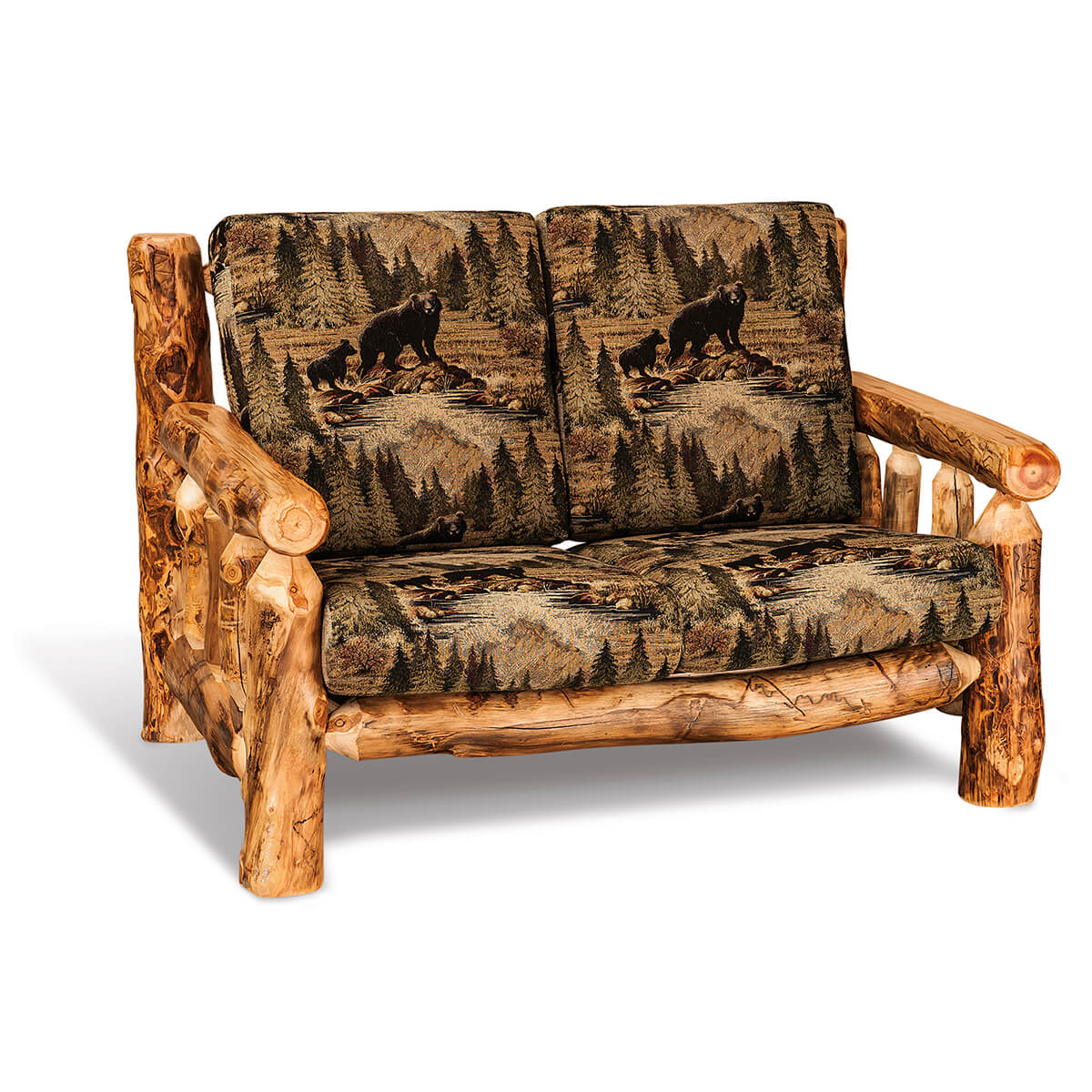 Read more about the article Loveseat with Bradley Fabric – Aspen