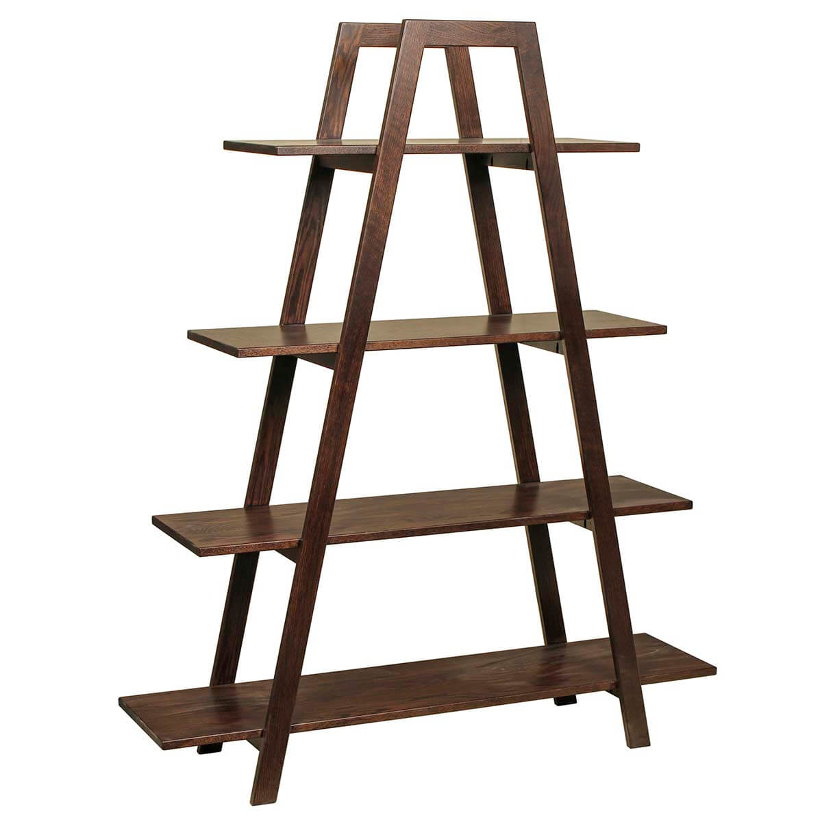 Read more about the article Trapezoidal Quad Shelf – Oak