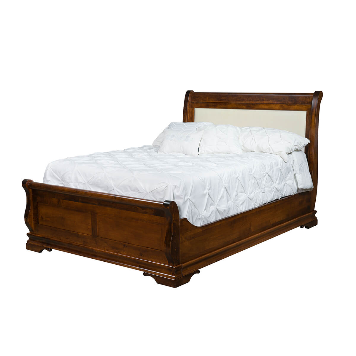 Read more about the article Chippewa Sleigh Bed – Fabric Headboard